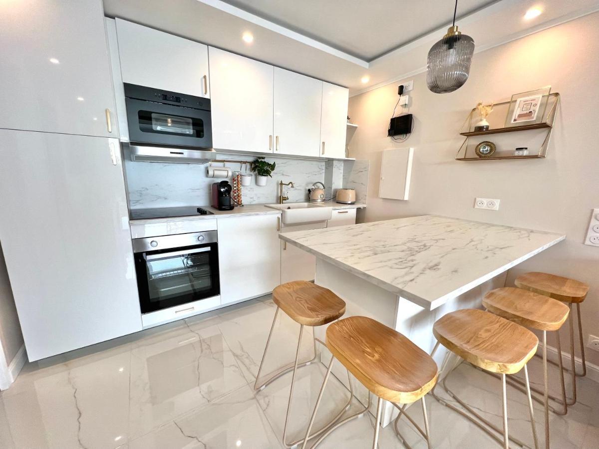 Luxueux Appartement - Vue Mer - Piscine - Free Parking - Monaco Cap-d'Ail Luaran gambar