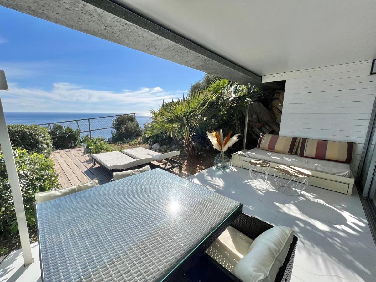 Luxueux Appartement - Vue Mer - Piscine - Free Parking - Monaco Cap-d'Ail Luaran gambar