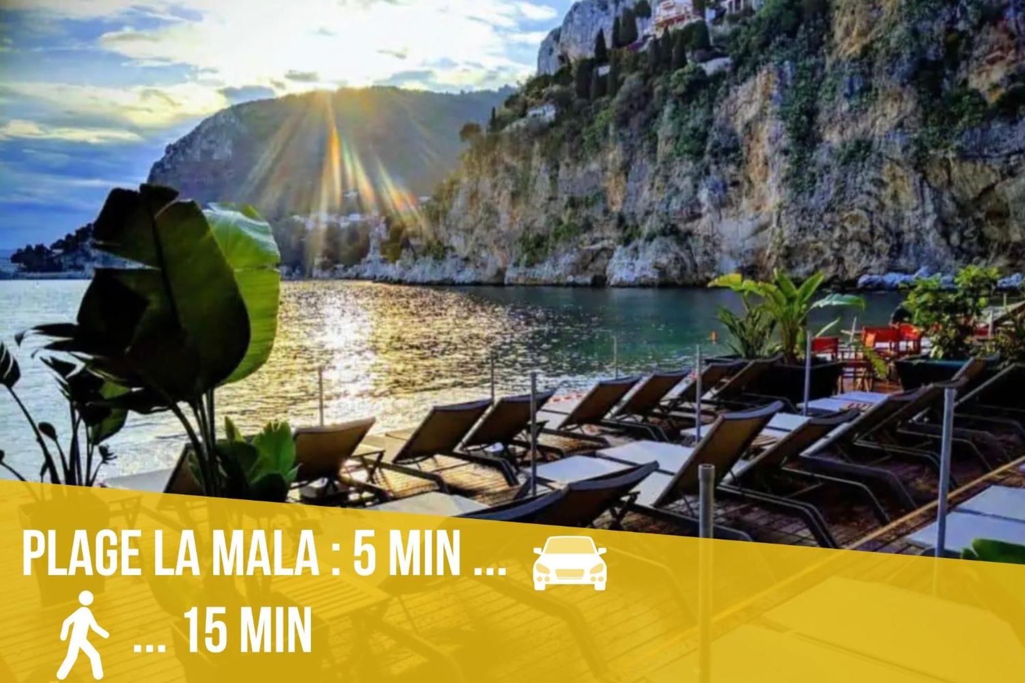Luxueux Appartement - Vue Mer - Piscine - Free Parking - Monaco Cap-d'Ail Luaran gambar