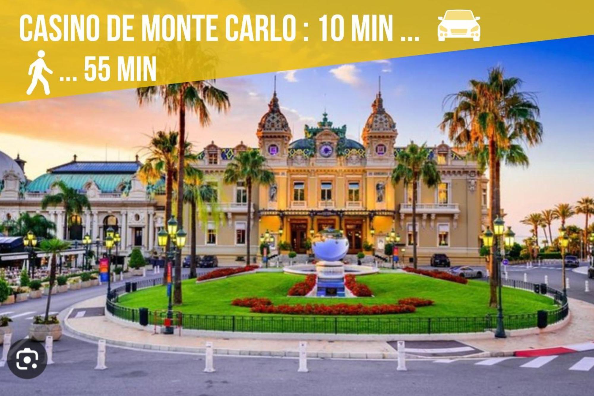 Luxueux Appartement - Vue Mer - Piscine - Free Parking - Monaco Cap-d'Ail Luaran gambar