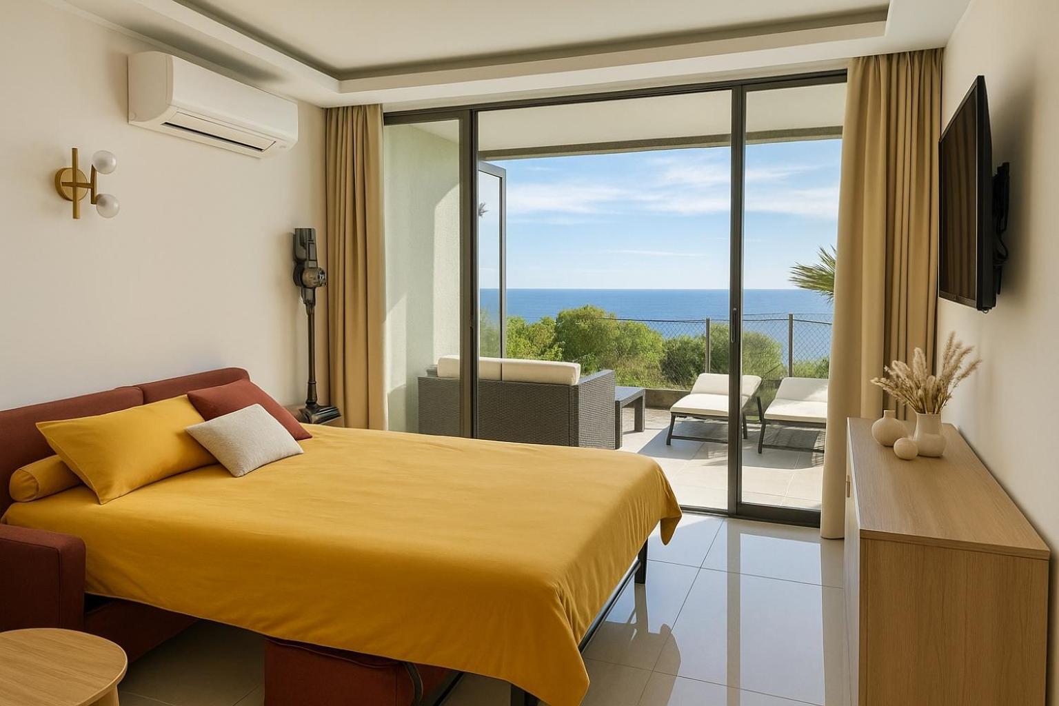 Luxueux Appartement - Vue Mer - Piscine - Free Parking - Monaco Cap-d'Ail Luaran gambar